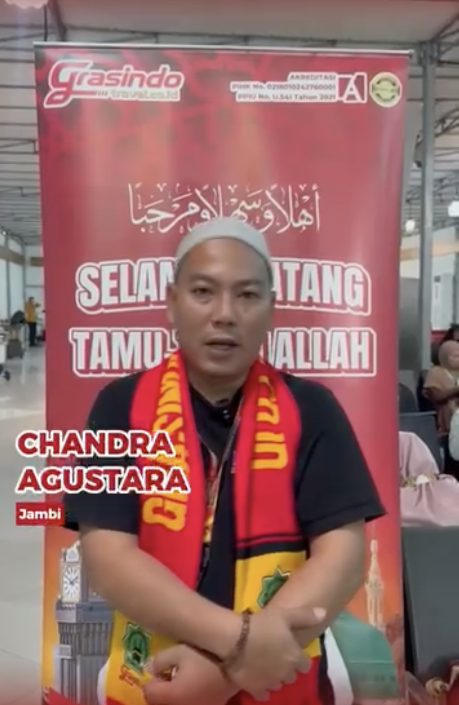 Chandra Agustara - Umrah Kloter 210