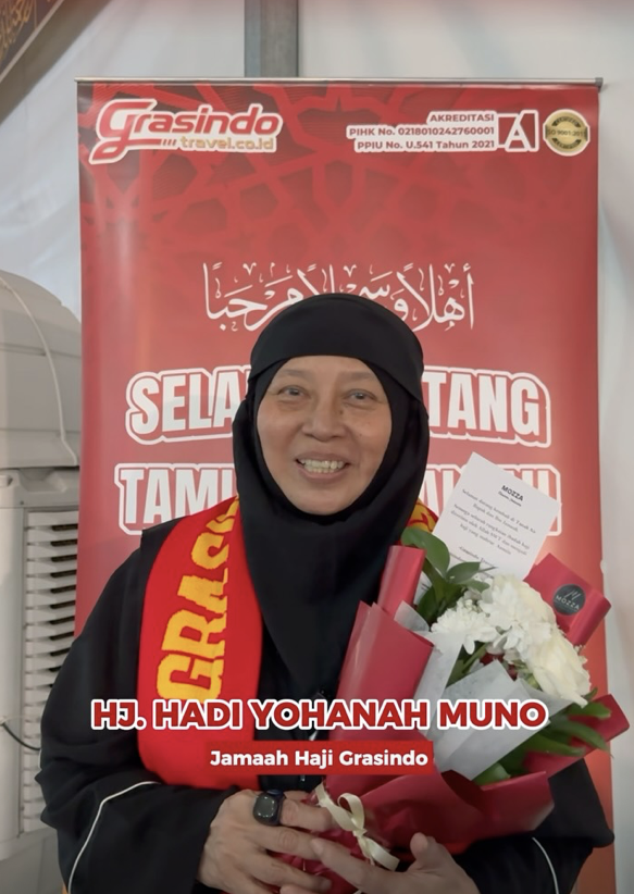 Ibu Hj. Hadi Yohanah Muno - Haji Plus